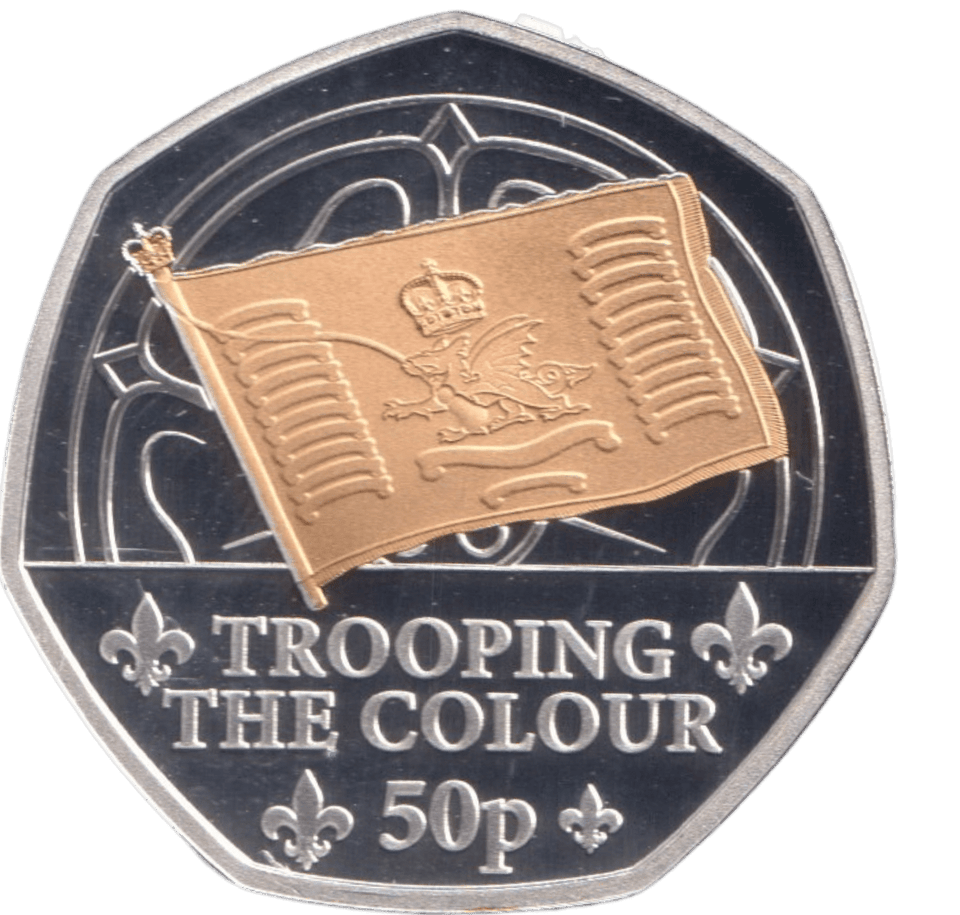2024 SILVER PROOF TROOPING THE COLOUR 50P - 50P REGIONAL ISSUES - Cambridgeshire Coins