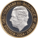 2024 SILVER PROOF TWO POUND BAILIWICK OF JERSEY - SILVER WORLD COINS - Cambridgeshire Coins