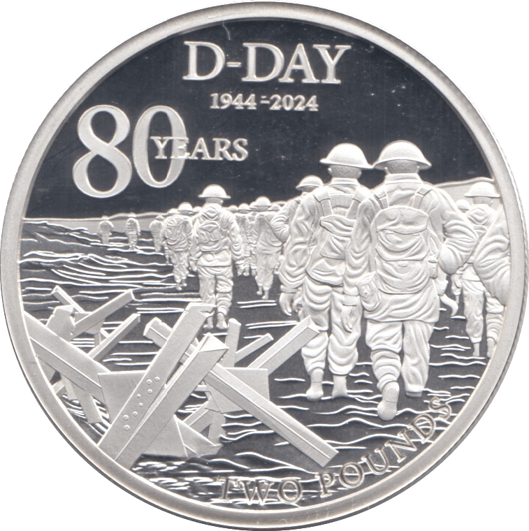 2024 SILVER PROOF TWO POUNDS ALDERNEY - SILVER WORLD COINS - Cambridgeshire Coins