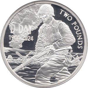 2024 SILVER PROOF TWO POUNDS ASCENSION ISLANDS - SILVER WORLD COINS - Cambridgeshire Coins