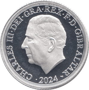 2024 SILVER SOVEREIGN GIBRALTAR ( PROOF ) - SILVER WORLD COINS - Cambridgeshire Coins