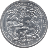 2024 SILVER TWO POUNDS BEOWULF & GRENDEL ( BU ) - SILVER WORLD COINS - Cambridgeshire Coins