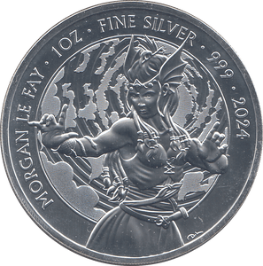 2024 SILVER TWO POUNDS MORGAN LE FAY ( BU ) - SILVER WORLD COINS - Cambridgeshire Coins