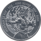 2024 SILVER TWO POUNDS MORGAN LE FAY ( BU ) - SILVER WORLD COINS - Cambridgeshire Coins