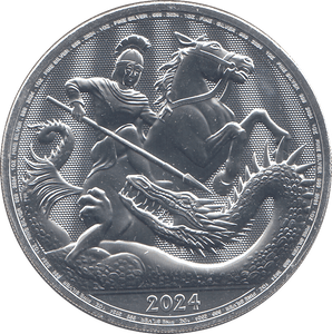 2024 SILVER TWO POUNDS ST GEORGE & THE DRAGON ( BU ) - SILVER WORLD COINS - Cambridgeshire Coins