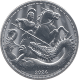 2024 SILVER TWO POUNDS ST GEORGE & THE DRAGON ( BU ) - SILVER WORLD COINS - Cambridgeshire Coins