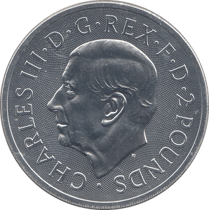 2024 SILVER TWO POUNDS ST GEORGE & THE DRAGON ( BU ) - SILVER WORLD COINS - Cambridgeshire Coins