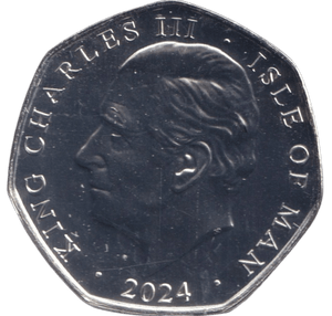 2024 STATE OPENING OF PARLIAMENT 50P ISLE OF MAN - 50P REGIONAL ISSUES - Cambridgeshire Coins