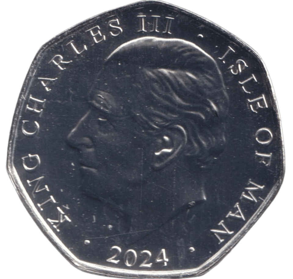 2024 STATE OPENING OF PARLIAMENT 50P ISLE OF MAN - 50P REGIONAL ISSUES - Cambridgeshire Coins