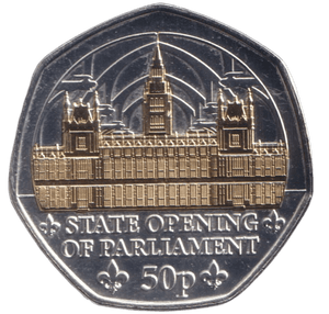 2024 STATE OPENING OF PARLIAMENT 50P ISLE OF MAN - 50P REGIONAL ISSUES - Cambridgeshire Coins