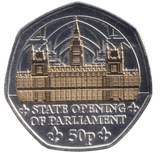 2024 STATE OPENING OF PARLIAMENT 50P ISLE OF MAN - 50P REGIONAL ISSUES - Cambridgeshire Coins