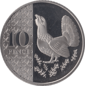2024 TEN PENCE PROOF GROUSE KING CHARLES III - 10p PROOF - Cambridgeshire Coins