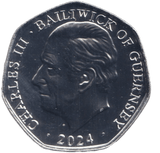 2024 THE DIAMOND JUBILEE COACH 50P ISLE OF MAN - 50P REGIONAL ISSUES - Cambridgeshire Coins