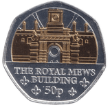 2024 THE ROYAL MEWS BUILDING 50P ISLE OF MAN - 50P REGIONAL ISSUES - Cambridgeshire Coins