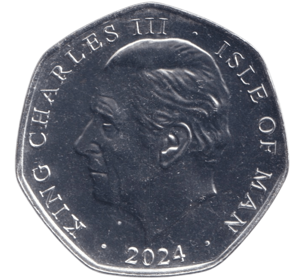 2024 TROOPING THE COLOUR 50P ISLE OF MAN - 50P REGIONAL ISSUES - Cambridgeshire Coins