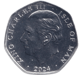 2024 TROOPING THE COLOUR 50P ISLE OF MAN - 50P REGIONAL ISSUES - Cambridgeshire Coins