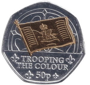 2024 TROOPING THE COLOUR 50P ISLE OF MAN - 50P REGIONAL ISSUES - Cambridgeshire Coins