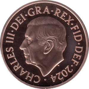 2024 TWO PENCE PROOF SQUIRELL KING CHARLES III