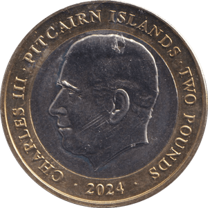 2024 TWO POUND PITCAIRN ISLANDS - SILVER WORLD COINS - Cambridgeshire Coins