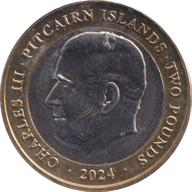 2024 TWO POUND PITCAIRN ISLANDS - SILVER WORLD COINS - Cambridgeshire Coins