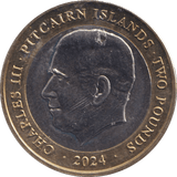 2024 TWO POUND PITCAIRN ISLANDS - SILVER WORLD COINS - Cambridgeshire Coins