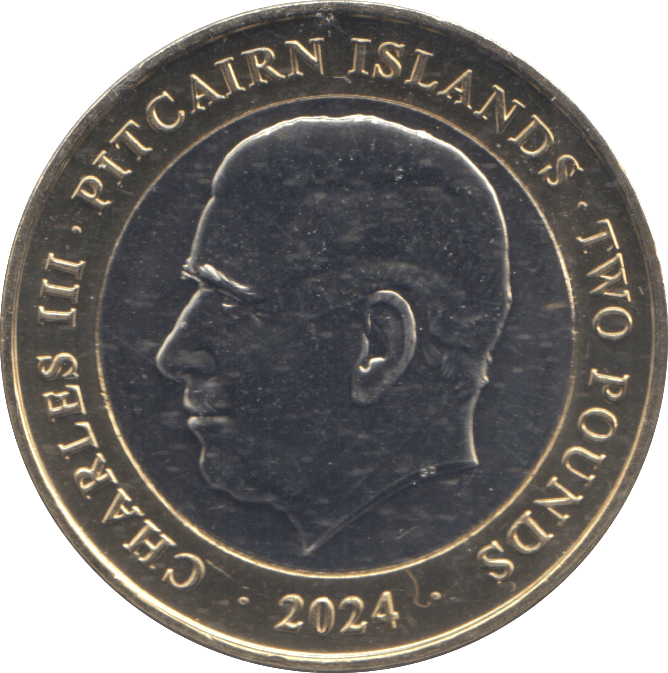 2024 TWO POUNDS D-DAY PITCAIRN ISLANDS ( BU ) - WORLD COINS - Cambridgeshire Coins