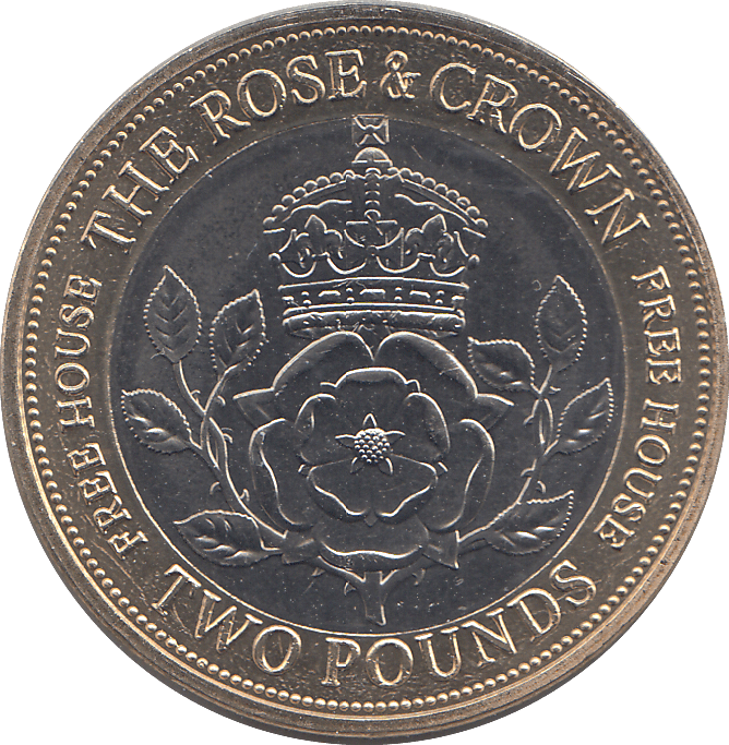 2024 TWO POUNDS ROSE & CROWN ( BU ) - WORLD COINS - Cambridgeshire Coins