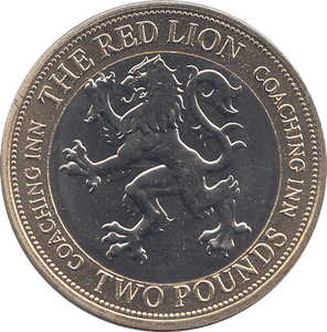 2024 TWO POUNDS THE RED LION ( BU ) - WORLD COINS - Cambridgeshire Coins