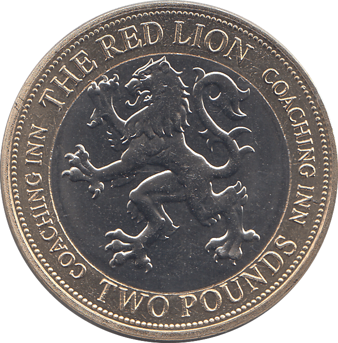 2024 TWO POUNDS THE RED LION ( BU ) - WORLD COINS - Cambridgeshire Coins