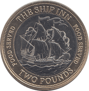 2024 TWO POUNDS THE SHIP INN ( BU ) - WORLD COINS - Cambridgeshire Coins