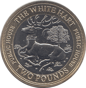 2024 TWO POUNDS THE WHITE HART ( BU ) - WORLD COINS - Cambridgeshire Coins