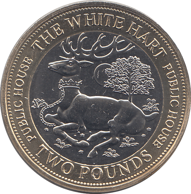 2024 TWO POUNDS THE WHITE HART ( BU ) - WORLD COINS - Cambridgeshire Coins