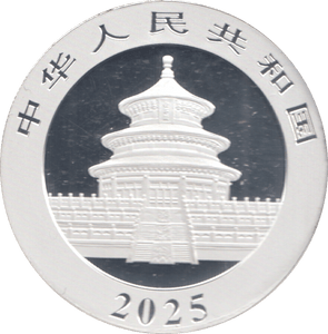 2025 1 OZ SILVER 10 YUAN CHINA - WORLD COINS - Cambridgeshire Coins