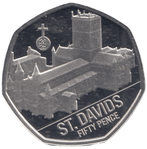 2025 50 PENCE ST DAVIDS PROOF - 50p PROOF - Cambridgeshire Coins