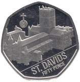 2025 50 PENCE ST DAVIDS PROOF - 50p PROOF - Cambridgeshire Coins