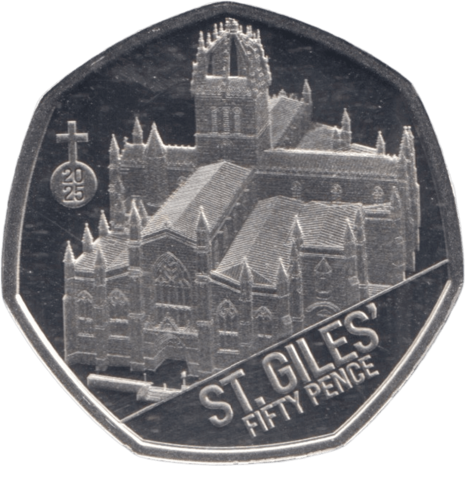 2025 50 PENCE ST GILES PROOF - 50p PROOF - Cambridgeshire Coins