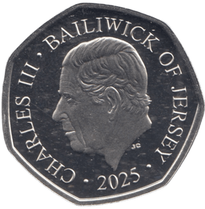 2025 50 PENCE ST HELIER PROOF - 50p PROOF - Cambridgeshire Coins