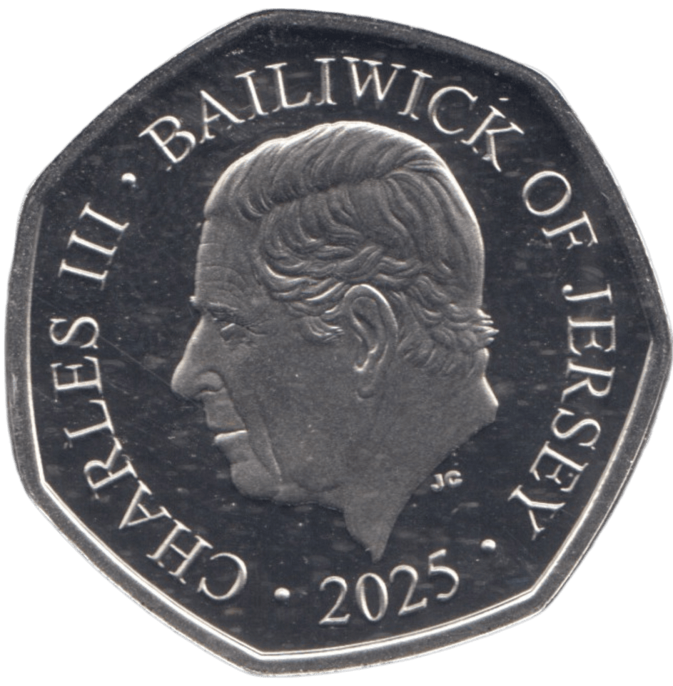 2025 50 PENCE ST HELIER PROOF - 50p PROOF - Cambridgeshire Coins
