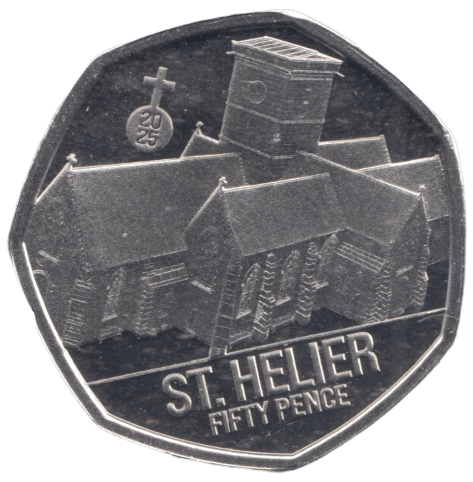 2025 50 PENCE ST HELIER PROOF - 50p PROOF - Cambridgeshire Coins