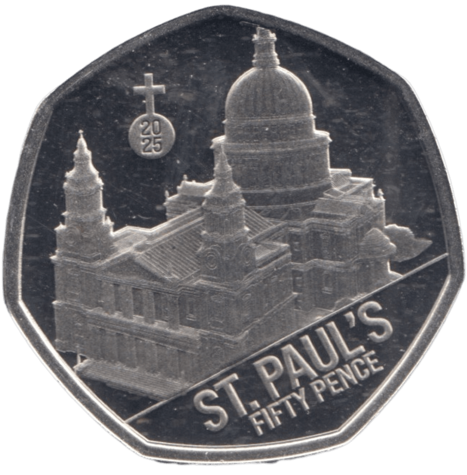 2025 50 PENCE ST PAULS PROOF - 50p PROOF - Cambridgeshire Coins