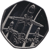 2025 BRILLIANT UNCIRCULATED 50P RED ARROWS BU - 50p BU - Cambridgeshire Coins