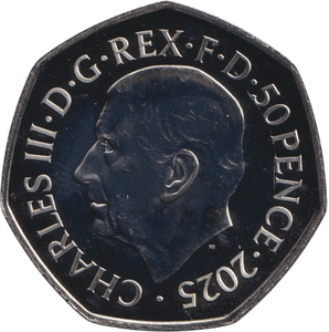 2025 BRILLIANT UNCIRCULATED 50P SECOND WORLD WAR BU - 50p BU - Cambridgeshire Coins