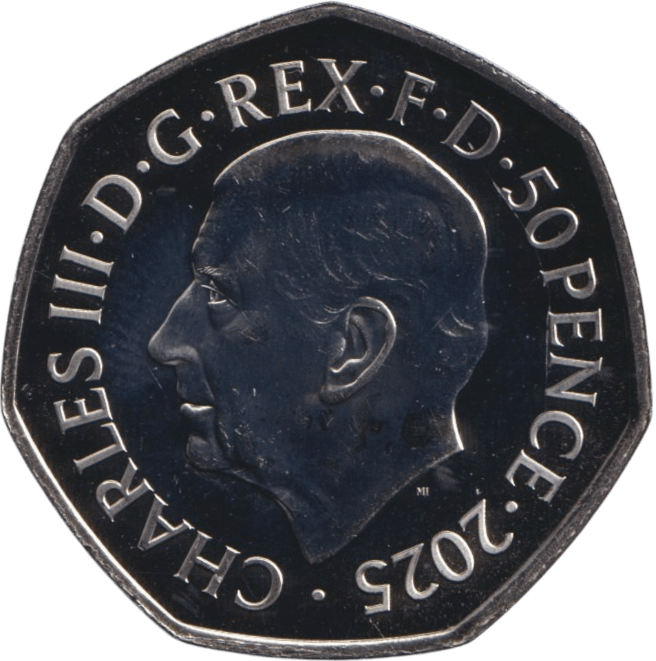 2025 BRILLIANT UNCIRCULATED 50P SECOND WORLD WAR BU - 50p BU - Cambridgeshire Coins