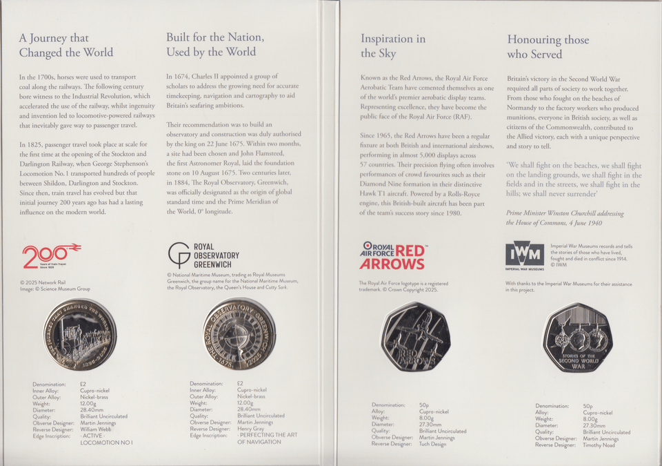 2025 BRILLIANT UNCIRCULATED ANNUAL COIN SET - Brilliant Uncirculated Year Sets - Cambridgeshire Coins