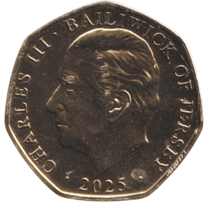 2025 BUCKINGHAM PALACE 50P BAILIWICK OF JERSEY BU - 50p BU - Cambridgeshire Coins