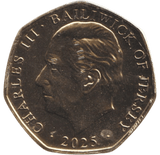 2025 BUCKINGHAM PALACE 50P BAILIWICK OF JERSEY BU - 50p BU - Cambridgeshire Coins