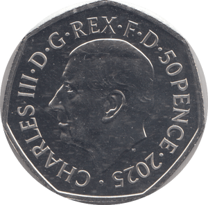 2025 FIFTY PENCE EXPECTO PATRONUM BU - Cambridgeshire Coins