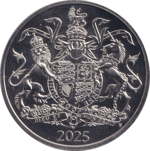 2025 FIVE POUNDS ( BU ) - SILVER PROOF - Cambridgeshire Coins