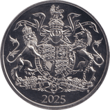 2025 FIVE POUNDS ( BU ) - SILVER PROOF - Cambridgeshire Coins