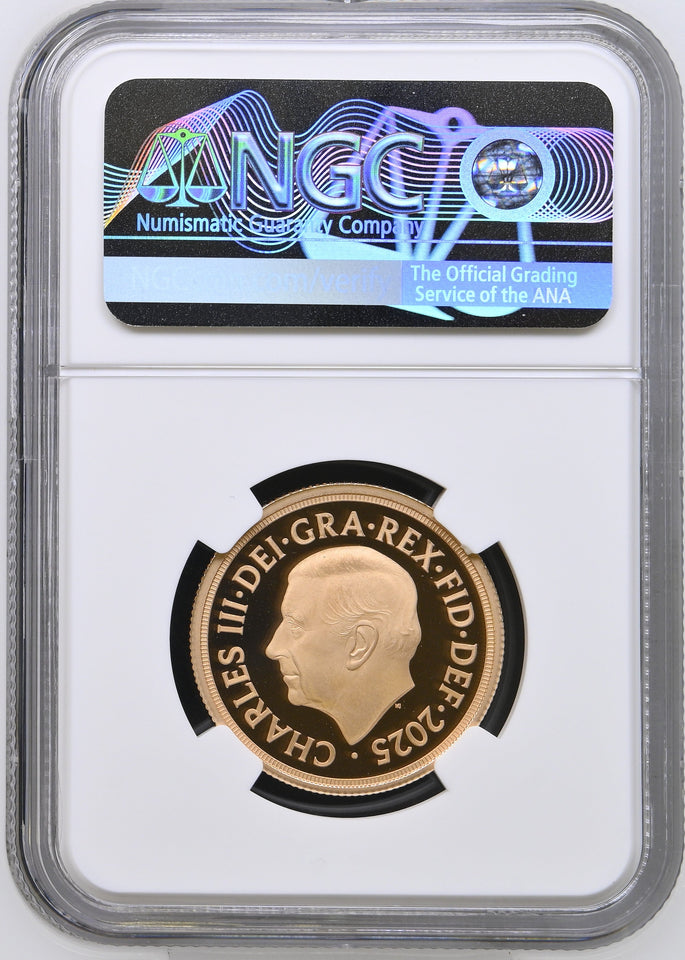 2025 GOLD PROOF £2 ROYAL ARMS PF 70 ULTRA CAMEO - NGC GOLD £2 - Cambridgeshire Coins